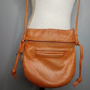 Feel the Difference Osgoode Marley Orange Leather Crossbody Purse Bag